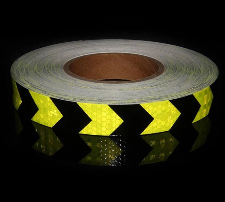 Fényvisszaverő szalag matricák Keretek Self Adhesive Film Warning Tape